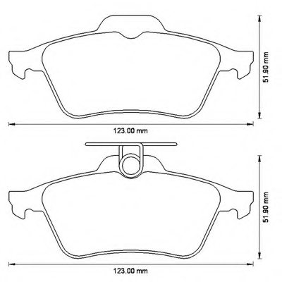 Brembo Brake Pad RR